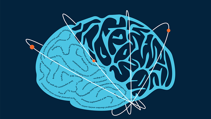 The logo of a brain for Caltech's new neuroscience lecture series