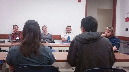 Undergraduate research mentors discuss mentoring experiences with Caltech students. 