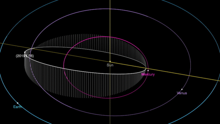 animated asteroid image