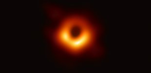 image of the shadow of a black hole