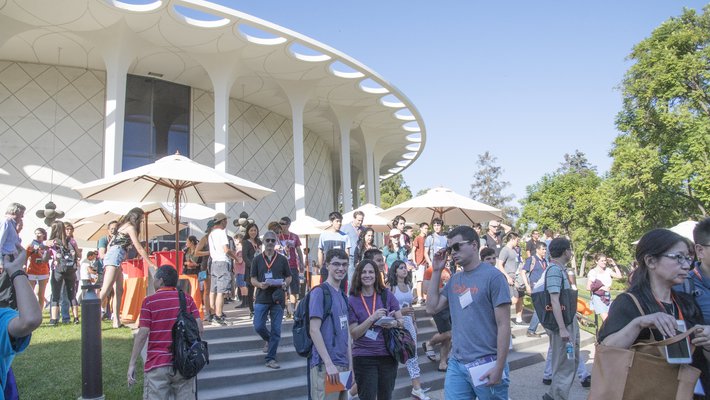 Incoming students and postdoctoral scholars gathered with friends, family, and Caltech faculty and administrators at the 16th annual convocation ceremony.