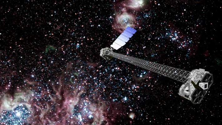 artwork of NuSTAR spacecraft