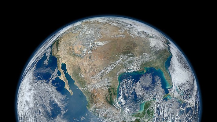 photo of Earth from space