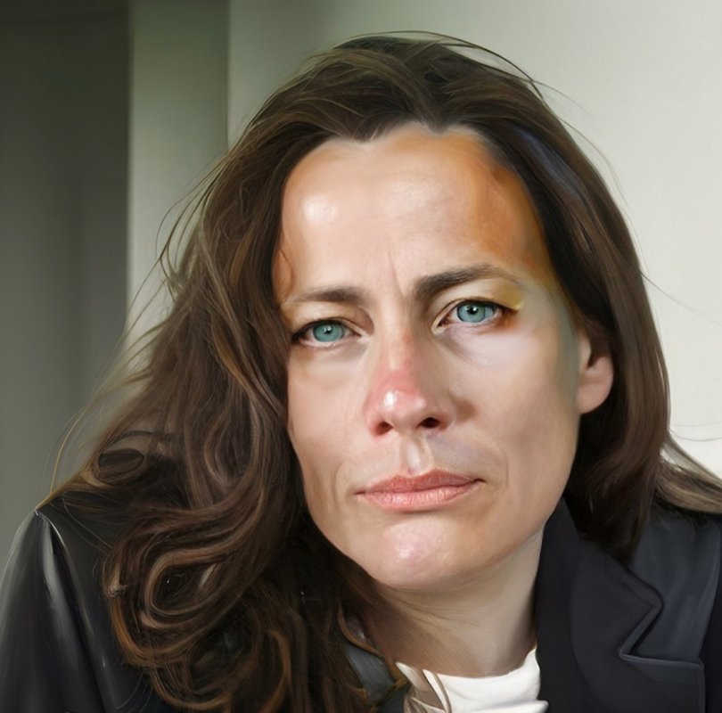 self-portrait by artist Jessica Helfand