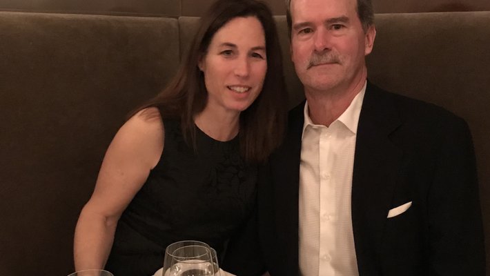 James Gerard with his wife, Karen.