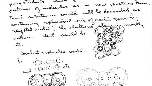 Linus Pauling's chemical diagrams