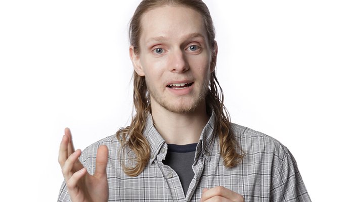 Caltech senior Andrew Romine