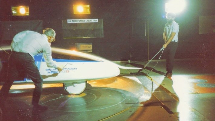 Sunraycer wind tunnel