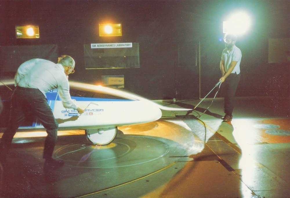 SunRaycer wind tunnel