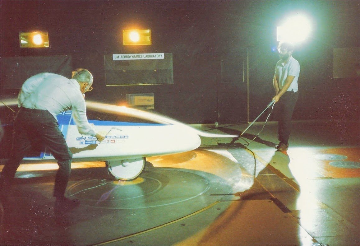 Sunraycer wind tunnel