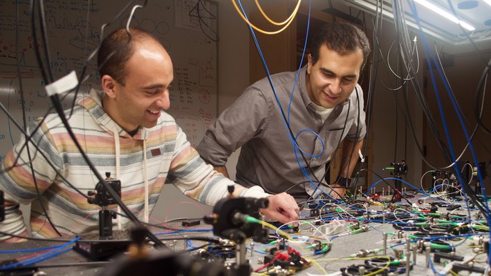 Topological experiment