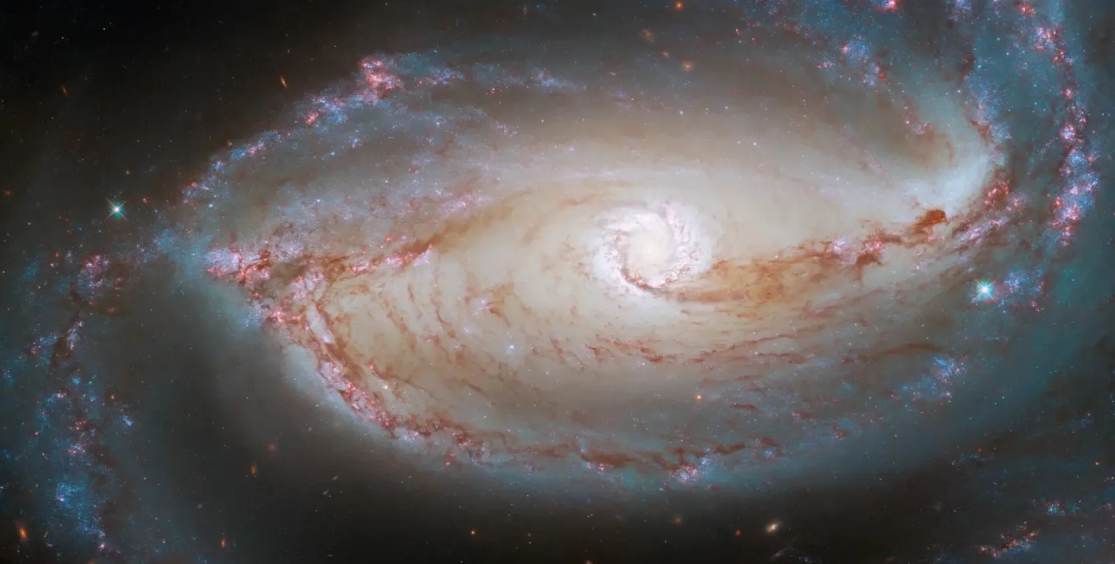 Picture of the spiral galaxy NGC 1097.